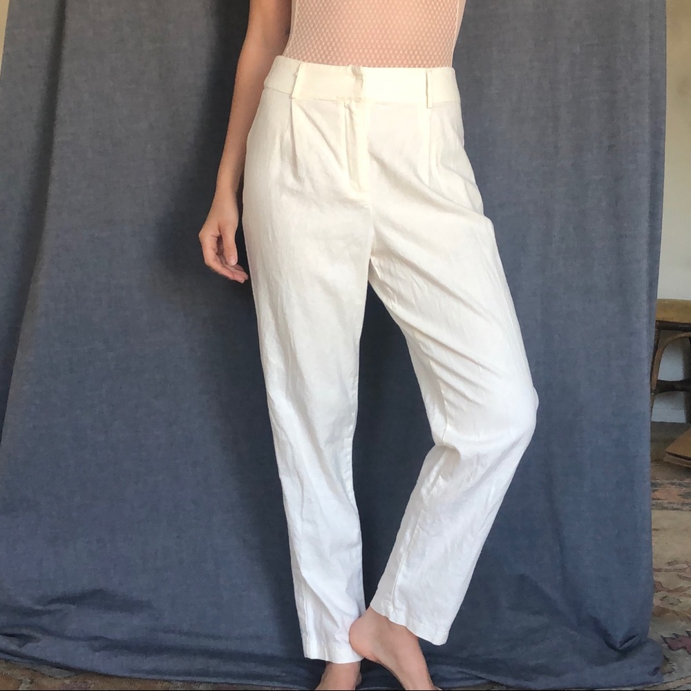 White Linen pants